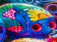 Colorful Skulls Puzzel 1000 Stukjes - thumbnail