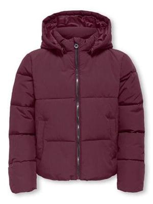 Kids ONLY winter winterjas meisjes - paars - KogDolly - puffer