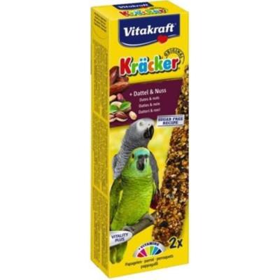 VITAKRAFT PAPEGAAI KRACKER FRUIT/NOOT 2 IN 1 VITAKRAFT PAPEGAAI KRACKER FRUIT/NOOT 2 IN 1