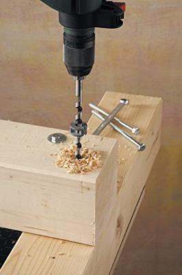 Wolfcraft Deuvelboor | Met centerpunt + D-stop | Ø10mm | 1 stuk - 2733000 Wolfcraft Deuvelboor | Met centerpunt + D-stop | Ø10mm | 1 stuk - 2733000