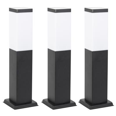 Stein set 3 stuks Tuinlamp zwart