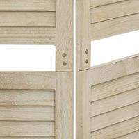 Kamerscherm met 4 panelen massief paulowniahout - thumbnail