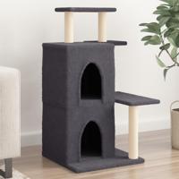 VidaXL Kattenmeubel met sisal krabpalen 97 cm donkergrijs - thumbnail