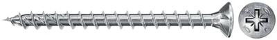 Fischer 670252 Power-Fast II Spaanplaatschroef 4 mm 45 mm Kruiskop Pozidriv Staal Galvanisch verzinkt 500 stuk(s)
