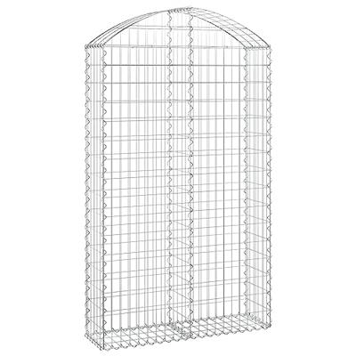 VidaXL Schanskorf gewelfd 100x30x160/180 cm gegalvaniseerd ijzer