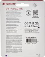 Transcend Premium 300S microSDHC-kaart 16 GB Class 10, UHS-I, UHS-Class 1 - thumbnail