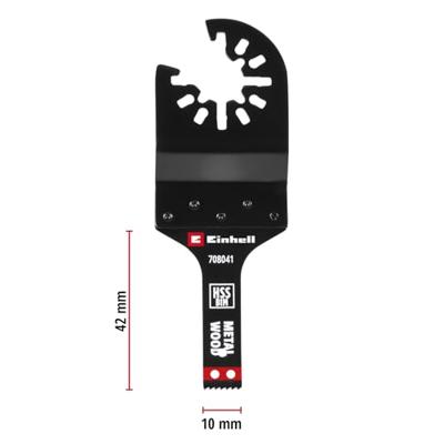 Einhell 708041 Tauchsägeblatt BIM Met, 10mm Bimetaal Multitool toebehorenset 10 mm 1 stuk(s)