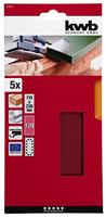 kwb 818912 Schuurpapier Korrelgrootte (num) 120 (l x b) 230 mm x 115 mm 5 stuk(s) - thumbnail