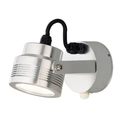 Konstsmide Monza Big 7942-310 LED-buitenlamp met bewegingsmelder (wand) Energielabel: G (A - G) LED LED vast ingebouwd 6 W Aluminium