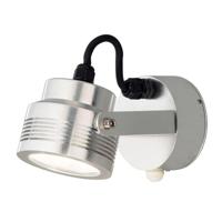 Konstsmide Monza Big 7942-310 LED-buitenlamp met bewegingsmelder (wand) Energielabel: G (A - G) LED LED vast ingebouwd 6 W Aluminium - thumbnail