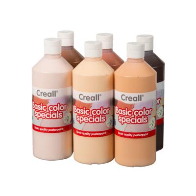 Creall schoolverfset kleuren van de wereld, 6x500ml Creall schoolverfset kleuren van de wereld, 6x500ml