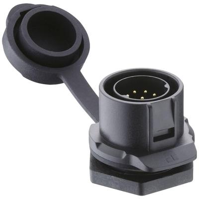 Lutronic 2630 07 T22CB100 Ronde connector Stekker, recht 1 stuk(s)