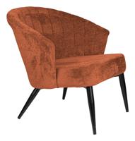 Dutchbone Fauteuil 'Georgia' Chenille, kleur Terra - thumbnail