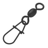 Madcat Stainless Swivels With Egg Snap Black 5st. Size 2 - 55 kg - thumbnail