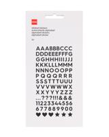 HEMA Stickers alfabet zwart 19.5x10.5 - 2 vel - thumbnail