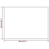 Verzwaringsdeken met hoes 150x200 cm 11 kg stof grijs - thumbnail