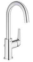Grohe QuickFix Start Flow draaibare wastafelkraan met trekwaste chroom - thumbnail