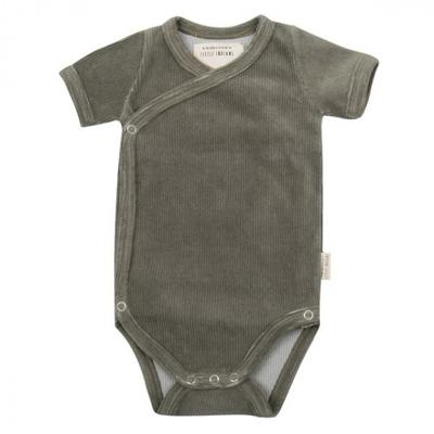 Little Indians Romper Corduroy Junior Katoen Groen Maat 56