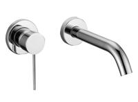 Best-Design "Chrome-Decorata" Inbouw-Wandmengkraan Uitl=20cm Chroom - thumbnail