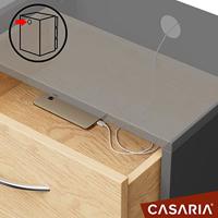 Monzana Bureaustoel - draaistoel - kruk - met - gestoffeerde - zitting - in - zwart - thumbnail