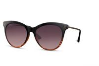 CWI zonnebril dames panto volledig omrand cat. 3 bruin /smoke - thumbnail