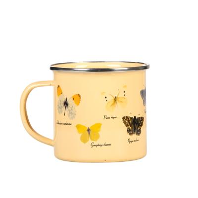 Esschert Design Emaille mok vlinders