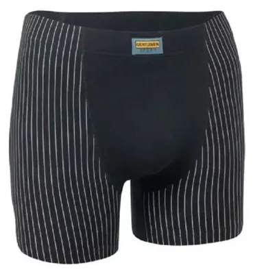 Heren Boxershort smal streepje - Elastisch katoenen heren ondergoed - onderbroek - zwart, blau - L - Onderbroek heren heren heren heren heren heren
