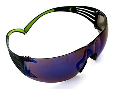 3M SecureFit 400 SF408AS Veiligheidsbril Spiegelend Zwart, Groen 3M SecureFit 400 SF408AS Veiligheidsbril Spiegelend Zwart, Groen