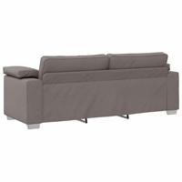Bankstel 2 pcs Taupe 219 x 77 x 82 cm Stof - thumbnail
