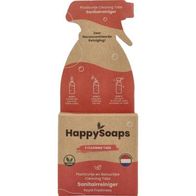Happysoaps Cleaning tabs sanitairreiniger royal freshness 3 Stuks