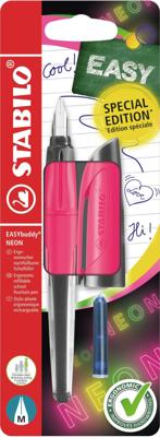 Vulpen stabilo easybuddy m neon roze blister à 1st | 5 stuks
