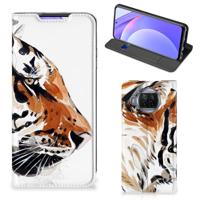 Bookcase Xiaomi Mi 10T Lite Watercolor Tiger - thumbnail