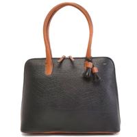 CHAMONIX dames werktas schoudertas zakentas zwart - thumbnail