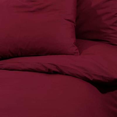 VidaXL Dekbedovertrekset lichtgewicht 220x240 cm microvezel bordeaux