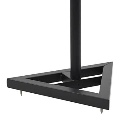 Monitorspeakerstandaards 2 st staal zwart Monitorspeakerstandaards 2 st staal zwart