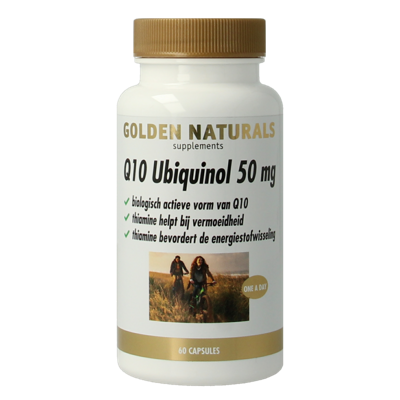 Golden Naturals Q10 Ubiquinol 50mg 60 Vegetarische capsules