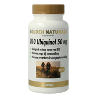 Golden Naturals Q10 Ubiquinol 50mg 60 Vegetarische capsules - thumbnail