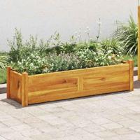 Plantenbak verhoogd 100x30x25 cm acaciahout - thumbnail