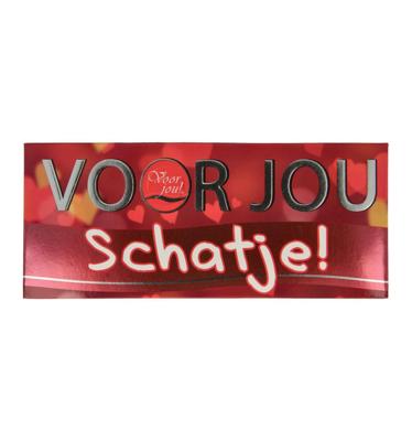 Voor Jou! Wensreep schatje 70 Gram Voor Jou! Wensreep schatje 70 Gram