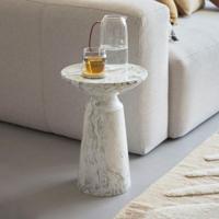 Kave Home Bijzettafel 'Kesbury' Marmerlook, 33cm - thumbnail