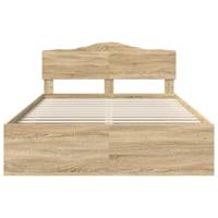 Bedframe Sonoma Eiken 150 x 200 cm Massief grenenhout - thumbnail