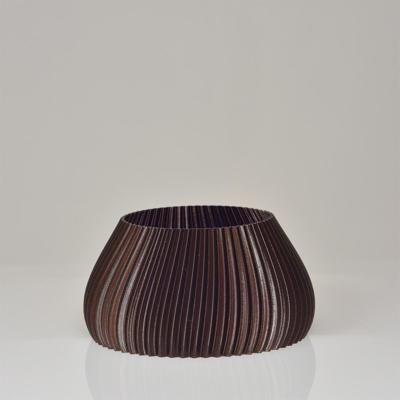 Jasmin 3D pot 9x17cm Bronze Metallic