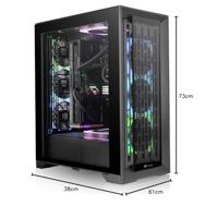 Thermaltake CTE T500 TG Full Tower PC-behuizing Zwart - thumbnail