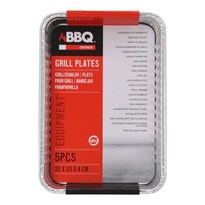 BBQ Aluminium Grillschalen Set 5 Stuks - thumbnail