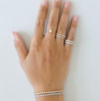 Dames ring 24KAE 124141S/54 Zilverkleurig 14 - thumbnail