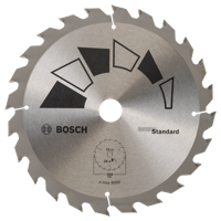 Bosch Accessories Standard 2609256B57 Hardmetaal-cirkelzaagblad 184 x 20 mm Aantal tanden: 24 1 stuk(s) - thumbnail