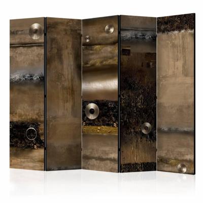 Vouwscherm / Kamerscherm - Van metaal (look) 225x172cm (Canvas scherm) , gemonteerd geleverd, dubbelzijdig geprint