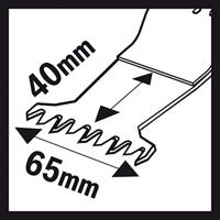 Bosch Accessories 2608664485 2608664485 HCS Invalzaagbladset 65 mm 10 stuk(s) - thumbnail