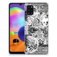 Silicone Back Case Samsung Galaxy A31 Skulls Angel - thumbnail