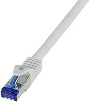 LogiLink C6A122S RJ45 USB-kabel CAT 6A S/FTP 30.00 m Grijs 1 stuk(s) - thumbnail